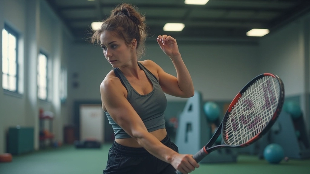 برنامج تدريب لياقة بدنية للاعب تنس