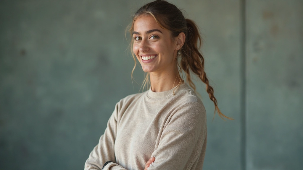 صورة لاعبة تنس شابة موهوبة في القاهرة